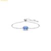 Vòng Tay , Lắc Tay Swarovski Constella Bracelet, Oval Cut, Blue, Rhodium Plated 5671895