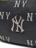  Túi Đeo Vai MLB Classic Monogram Embossed New York Yankees Hobo Bag 3ABQM016N-50BKS Đen 
