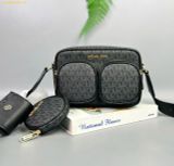  Túi Đeo Chéo Michael Kors Jet Set Medium Signature Logo Crossbody Bag with Case for Apple Airpods Pro® 35S2GTTC2B 