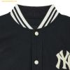  Áo Khoác Bomber MLB Wool Basic Two-tone Varsity Jacket NY (Black) 3AJPV0634-50BKS 
