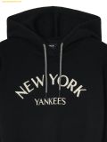  Áo Hoodie MLB Women's Basic Varsity Hoodie Sweater Pullover NY (Black) 3FKPV0144-50BKS 