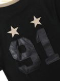  Áo Bad Blood Vintage Club Jersey Ringer T-Shirt - Black w-tee25-107 