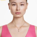  Dây Chuyền Swarovski Hyperbola pendant Infinity, White, 18K rose gold finish 5677623 