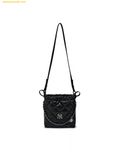  Túi Đeo Chéo MLB Basic Quilted PU Mini Bucket Crossbody Bag New York Yankees Black 3ACRBQ16N-50BKS 