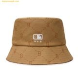  Mũ Bucket MLB Diamond Monogram Bucket Hat BOS (L.Camel) 3AHTM114N-43CAL 