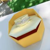  Vòng Tay Swarovski Matrix bangle Baguette cut, Knot, White, Rhodium plated 5727117 