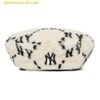  Mũ Nồi MLB Dia Monogram Fur Beret New Yankees 3ACBMF126-50CRS - Màu Trắng 