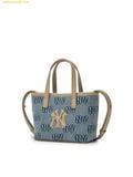  Túi Đeo Chéo MLB Classic Monogram Denim Embossed Mini Crossbody Bag New York Yankees 3ACRDM16N-50BLL L.Blue 