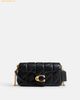  Túi Đeo Vai Coach Tabby Chain Crossbody Bag 19 With Quilting Black CBH23 