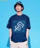  Áo Phông MLB Paisley Big Logo One-Point Short-Sleeve T-Shirt SF (Navy) 3ATSI0133-14NYS 
