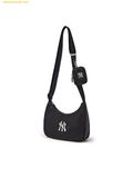  Túi Đeo Chéo Hobo MLB Basic Sporty Crossbody Bag New York Yankees 3ACRB045N-50BKS Đen 