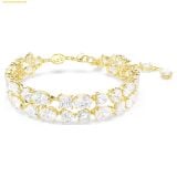  Vòng Tay Swarovski Mesmera bracelet Mixed cuts, White, Gold-tone plated 5743827 