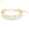  Vòng Tay Swarovski Mesmera bracelet Mixed cuts, White, Gold-tone plated 5743827 