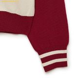  Áo Khoác Cardigan MLB Varsity Cleveland Guardians 3FKCV0134-45WIS Màu Đỏ 