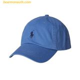  Mũ Lưỡi Trai Polo Ralph Lauren Cotton Chino Baseball Cap Classic Blue màu xanh 