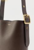  Túi Đeo Vai Coach Bleecker 21 Bucket Bag Russet Maple 