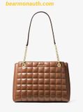  Túi Tote Michael Kors Soho Medium Quilted Tote Bag Luggage 35S6G1SE2Y 