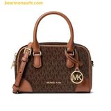  Túi Xách Michael Kors Thompson Extra-Small Signature Logo Convertible Satchel 35F5G7OC0B Nâu Logo 