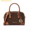 Túi Xách Michael Kors Thompson Extra-Small Signature Logo Convertible Satchel 35F5G7OC0B Nâu Logo