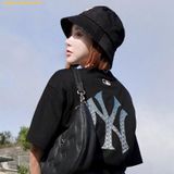  Mũ Bucket MLB Bucket Hat Monogram Series New York Yankees 3AHTM103N-50BKS Đen 