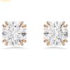  Bông Tai Swarovski Stilla stud earrings Round cut, White, Rose gold-tone plated 5638801 