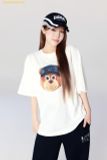  Áo Phông ADLV 3D Ac Bear Face Short Sleeve T-Shirt Trắng 