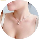  Dây Chuyền, Vòng Cổ Swarovski Stella Necklacestar, White, Rose Gold-Tone Plated 5645381 