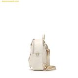  Balo Mini MLB Pu Embo Mini Backpack Monogram Series New York Yankees 7ABKM036N-50CRS white 