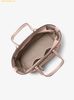  Túi Xách Michael Kors Jet Set Travel Medium Logo Embossed Leather Tote Bag Light Pink 30S6GTVT6B 