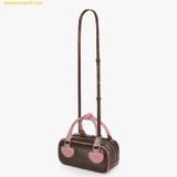  Túi Xách Find Kapoor Heart Block Bag 22 Crinkled Brown Pink Màu Hồng Nâu 