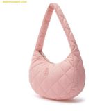  Túi Đeo Vai MLB Quilted Hobo Bag Medium LA Dodgers Peach 3ABQM0936-07PCS 