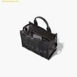  Túi Tote Vuông Marc Jacobs The Leather Small Crossbody Tote Bag 26 Black 