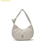  Túi Đeo Vai MLB Classic Mono Crack Embo Hobo Bag Boston Red Sox White 3ABQMV15N-43WHS 