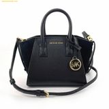  Túi Xách Michael Kors Avril Small Leather Top-Zip Satchel 30H1G4VS5L Đen 