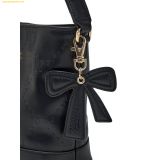  Túi Đeo Chéo MLB Shoulder Bag, New York Yankees Monogram Embo Bucket Bag 7ACRM066N-50BKS Black 