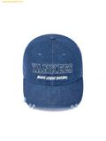  Mũ Lưỡi Trai MLB Denim Embossed Unstructured Ball Cap New York Yankees 3ACPV215N-50BLL Xanh 