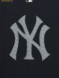  Áo Phông MLB Classic Monogram Big Lux Oversized Short Sleeve T-shirt New York Yankees 3ATSM0463-50BKS Black 