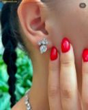  Bông Tai, Khuyên Tai Swarovski Constella stud earrings Round cut - SKU 5732253 