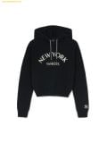  Áo Hoodie MLB Women's Basic Varsity Hoodie Sweater Pullover NY (Black) 3FKPV0144-50BKS 
