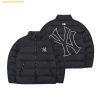 Áo Khoác Phao MLB Basic Mega Logo Short Padding NY 3ADJB0726-50BKS Đen