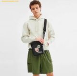  Túi Đeo Chéo Coach Sullivan Crossbody Bag In Signature Canvas With Patches Charcoal Multi CAT79 