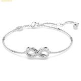  Vòng Tay, Lắc Tay Swarovski Hyperbola bracelet Infinity, White, Rhodium plated 5679664 