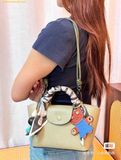  Túi Đeo Chéo Longchamp Épure XS Tote Bag Almond Green - Leather 
