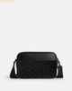 Túi Đeo Chéo Coach Graham Crossbody In Signature Canvas CV921 Đen Logo