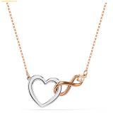  Dây Chuyền, Vòng Cổ Swarovski Hyperbola necklace Infinity and heart - 5518865 