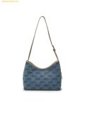  Túi Đeo Vai MLB Classic Monogram Denim Embossed Bucket Bag New York Yankees - 3ABMMD16N-50BLL L.Blue 