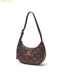  Túi Đeo Vai MLB Classic Monogram Vintage PU Hobo Bag New York Yankees 3ABQMV65N-50BRS Màu Nâu 