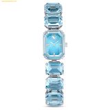  Đồng Hồ Swarovski Watch Octagon cut bracelet, Blue 