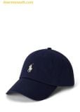  Mũ Lưỡi Trai Polo Ralph Lauren The Iconic Cotton Chino Ball Cap Navy 