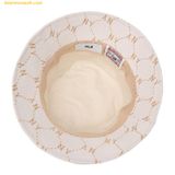  Mũ Bucket MLB Diamond Monogram Bucket Hat NY (Cream) 3AHTM114N-50CRS 